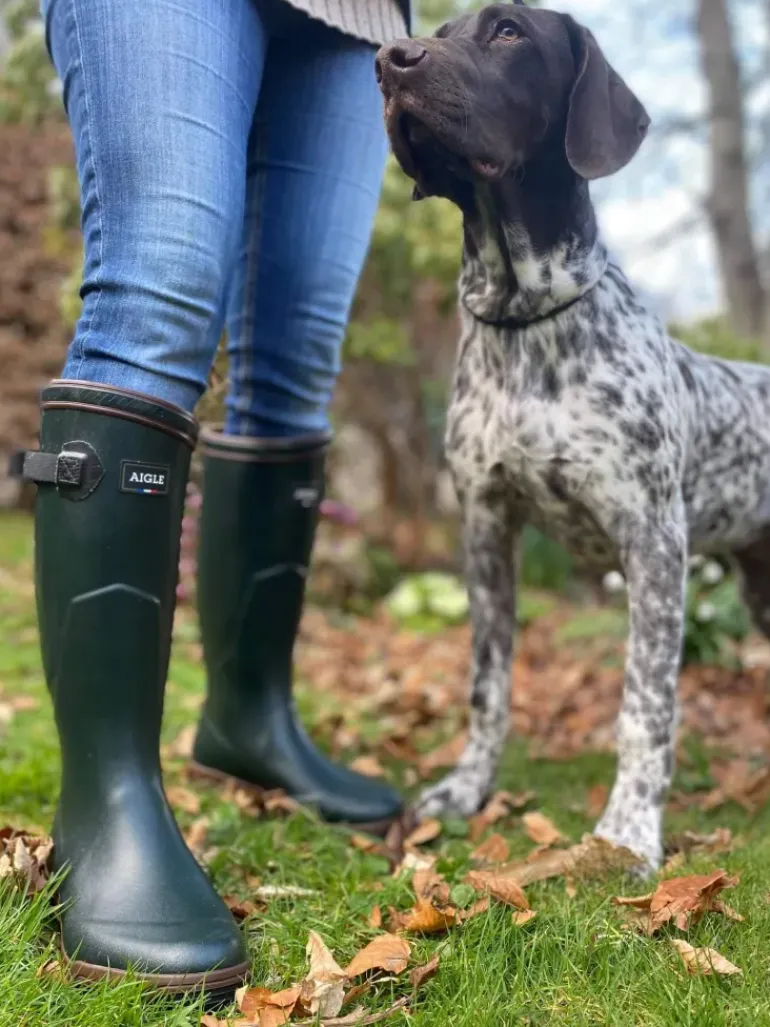 Aigle Parcours 2 Vario Jersey Lined Wellington Boots