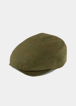 Alan Paine Combrook Extended Peak Flat Cap - Maple