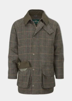 Alan Paine Men's Rutland Waterproof Tweed Shooting Coat