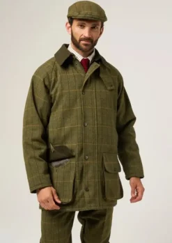 Alan Paine Men's Rutland Waterproof Tweed Shooting Coat
