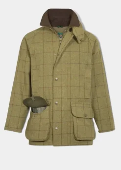 Alan Paine Men's Rutland Waterproof Tweed Shooting Coat