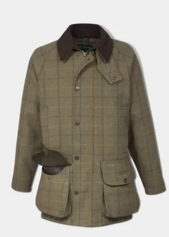 Alan Paine Men's Rutland Waterproof Tweed Shooting Coat