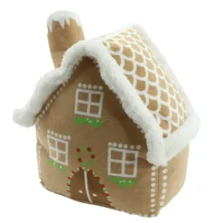 Ancol Gingerbread House Plush Dog Toy