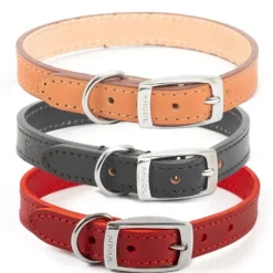 Ancol Heritage Diamond Quilted Leather Collar