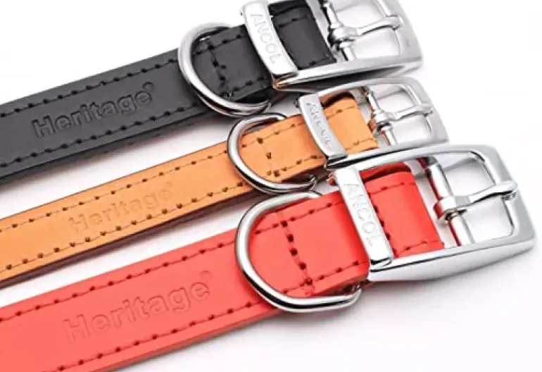 Ancol Heritage Leather Dog Collar