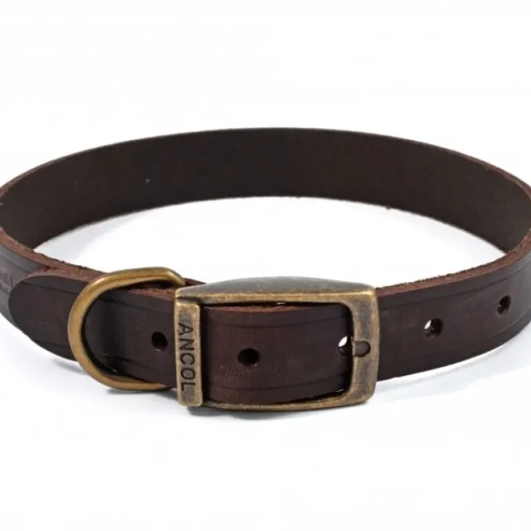 Ancol Heritage Leather Dog Collar
