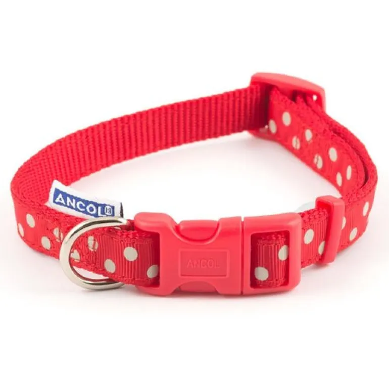 Ancol Vintage Polka Dot Collar