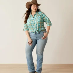 Ariat Women's Roping Plaid Shirt