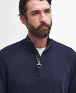 Barbour Cotton Half Zip Jumper SS24