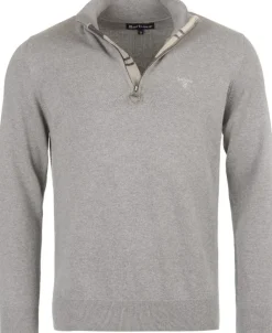 Barbour Cotton Half Zip Jumper SS24