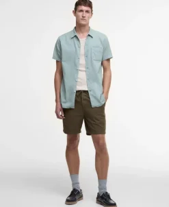 Barbour Men's Washed Oxford Relaxed Shorts SS25