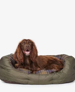 Barbour Quilted Dog Bed