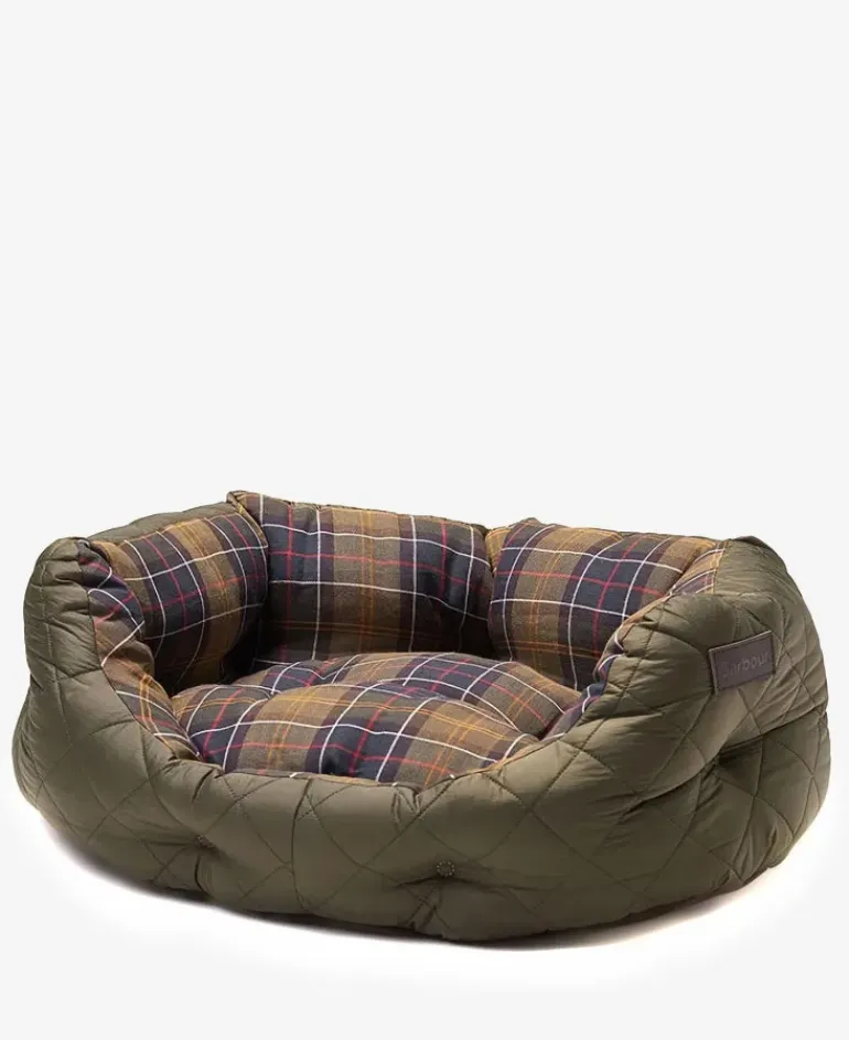 Barbour Quilted Dog Bed