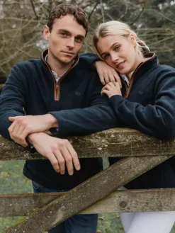 Beaumont & Bear Unisex Topsham Fleece Quarter Zip