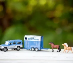 Breyer Farms Land Rover and Tag-A-Long Trailer