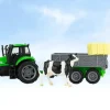 Breyer Farms Tractor & Tag-A-Long Wagon