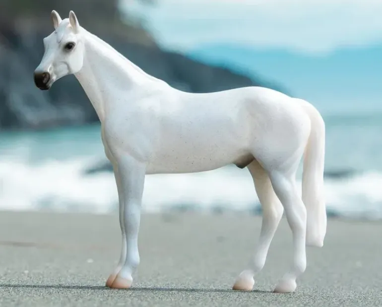 Breyer Fleabitten Grey Thoroughbred