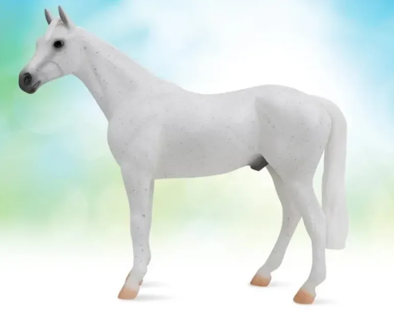 Breyer Fleabitten Grey Thoroughbred