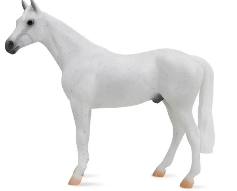 Breyer Fleabitten Grey Thoroughbred