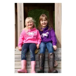 British Country Collection Dancing Unicorn Childs Hoodie