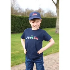 British Country Collection Children's Three Tractors T-shirt