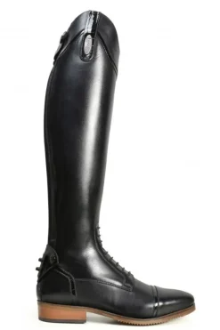 Brogini Florence Vogue Croc Field Boot - Black (SIZES 42-46)