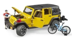 Bruder Jeep Wrangler and Bike