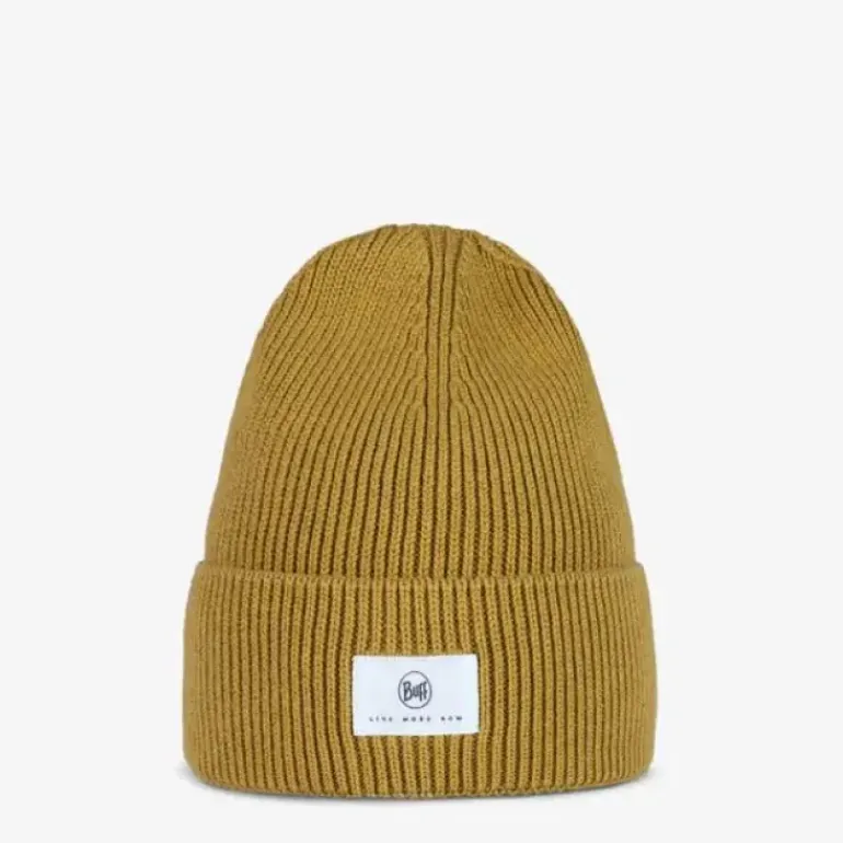 Buff Knitted Beanie Drisk Adult