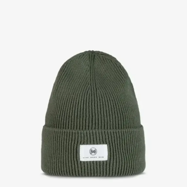 Buff Knitted Beanie Drisk Adult