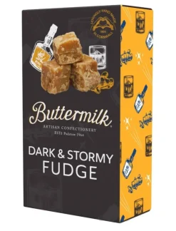 Buttermilk Artisan Confectionery Dark & Stormy Crumbly Fudge