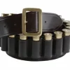 Cartridge Belt 20G Medium Malton Bridle Leather Dark Havana by Croots