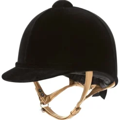 Charles Owen Fian Velvet Riding Helmet