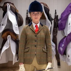 Charles Owen Fian Velvet Riding Helmet