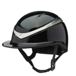 Charles Owen Halo Riding Helmet - Black Gloss