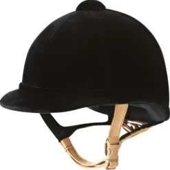 Charles Owen Hampton Velvet Riding Helmet