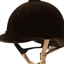 Charles Owen Hampton Velvet Riding Helmet
