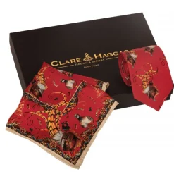 Clare Haggas Bruce Tie and Silk Square Set