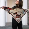 Clare Haggas Large Wing and a Prayer Large Champagne and Mulberry