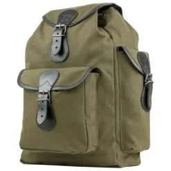 Cotton & Leather Rucksack by David Nickerson