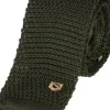 Dubarry Knockroe Knitted Tie Olive One Size