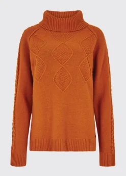 Dubarry Women's Belleek Chunky Roll Neck Sweater