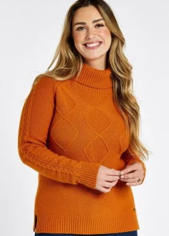 Dubarry Women's Belleek Chunky Roll Neck Sweater