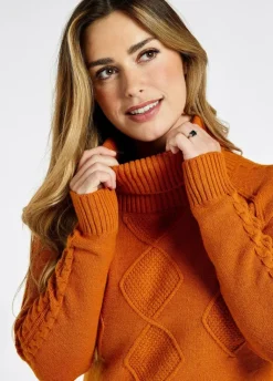 Dubarry Women's Belleek Chunky Roll Neck Sweater