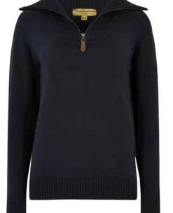 Dubarry Women's Rosmead Zip Neck Jumper