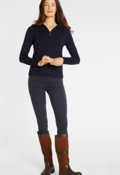 Dubarry Women's Rosmead Zip Neck Jumper