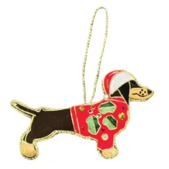Equetech Canine Embroidered Christmas Decoration