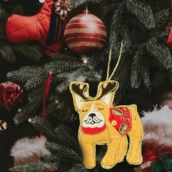 Equetech Canine Embroidered Christmas Decoration