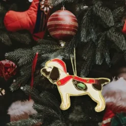 Equetech Canine Embroidered Christmas Decoration