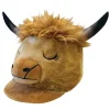 Equetech Heather Highland Cow Hat Silk