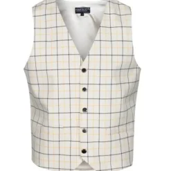 Equetech Men's Classic Tattersall Check Waistcoat